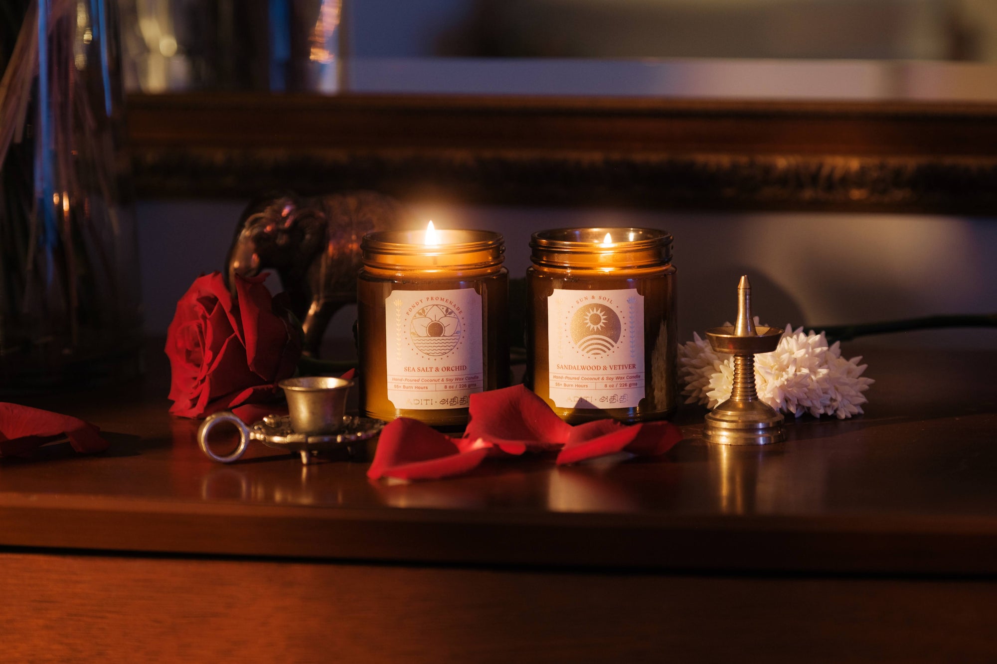 Desi Girl Valentine | Two Candles for $50 All February